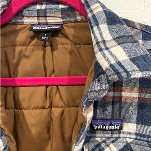 Patagonia Blue Plaid Jacket
